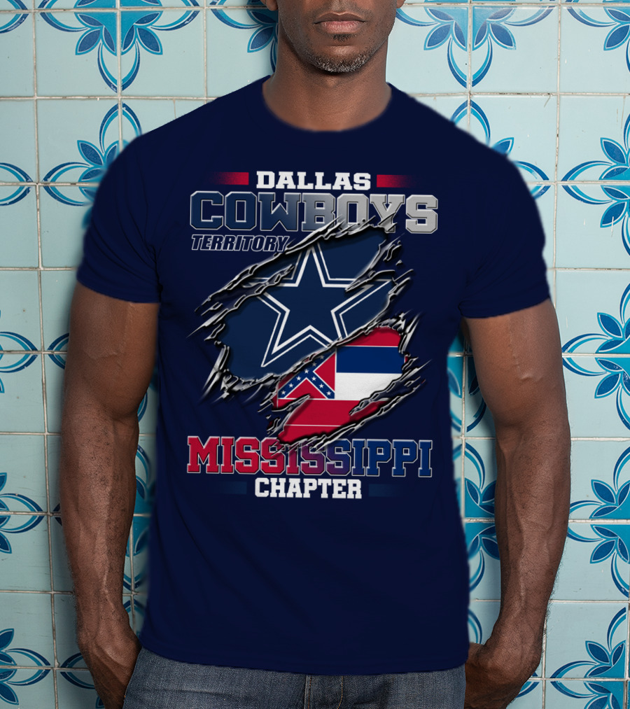 Dallas Cowboys Territory Mississippi Chapter T-Shirt
