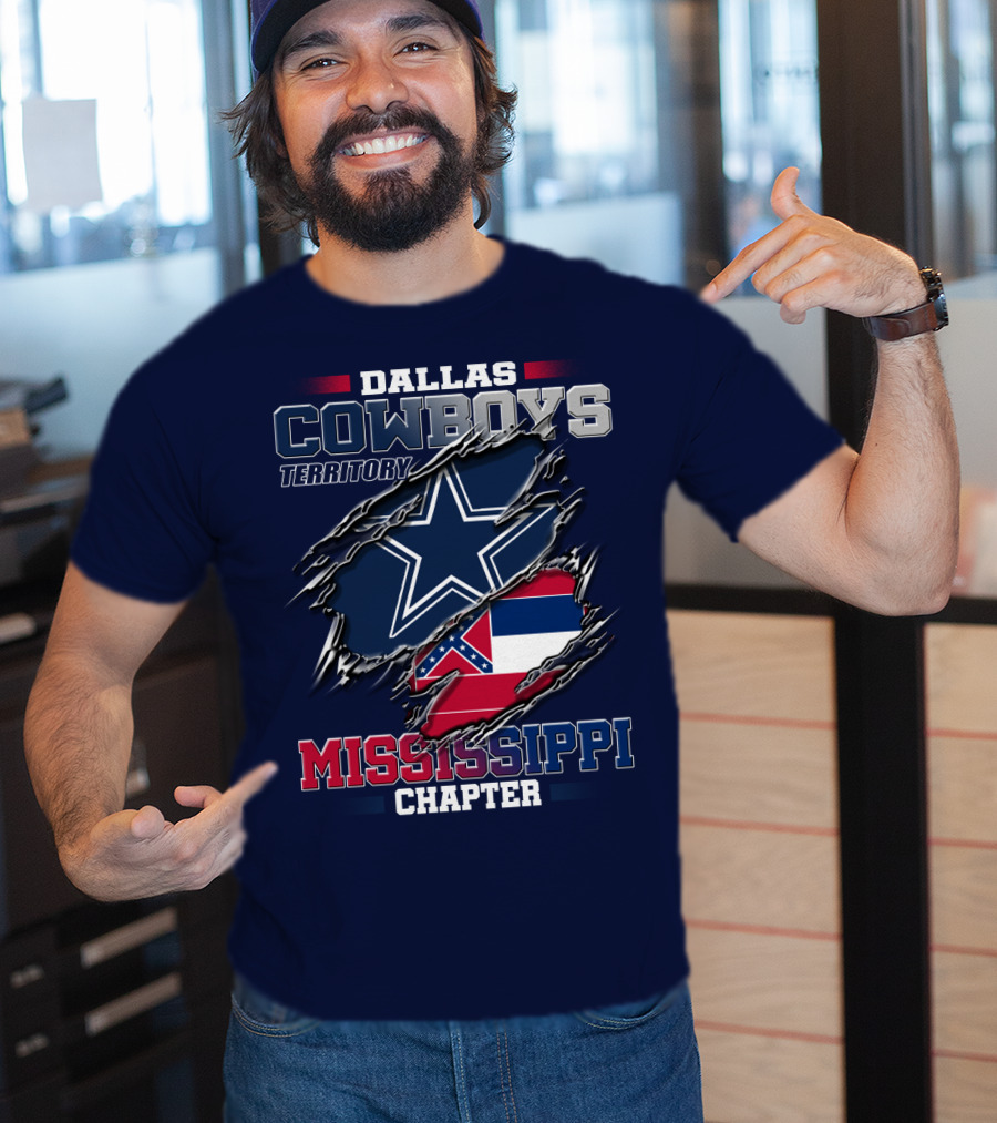 Dallas Cowboys Territory Mississippi Chapter T-Shirt