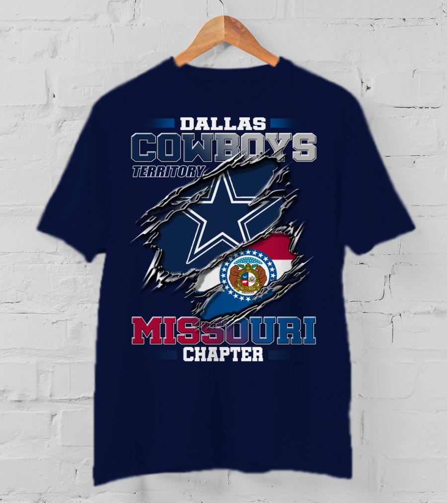 Dallas Cowboys Territory Missouri Chapter T-Shirt