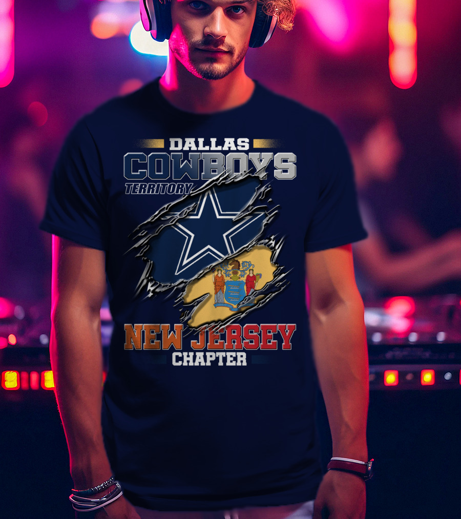 Dallas Cowboys Territory New Jersey Chapter T-Shirt