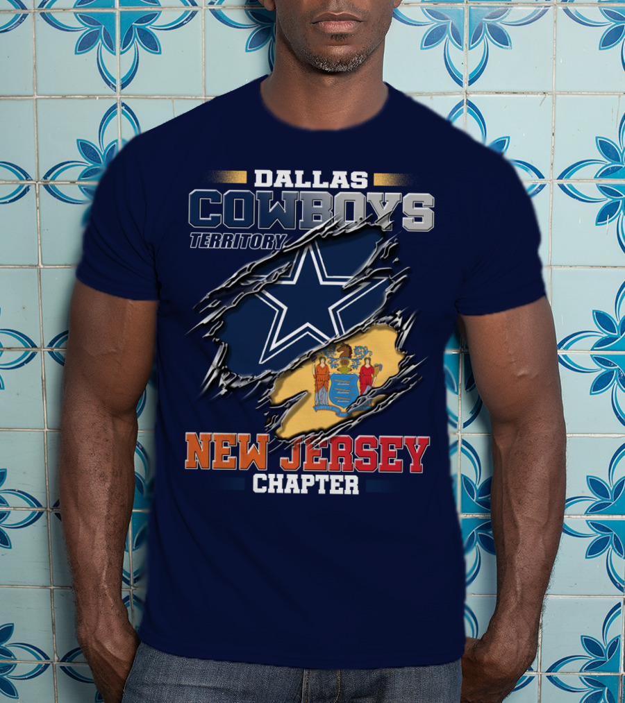 Dallas Cowboys Territory New Jersey Chapter T-Shirt