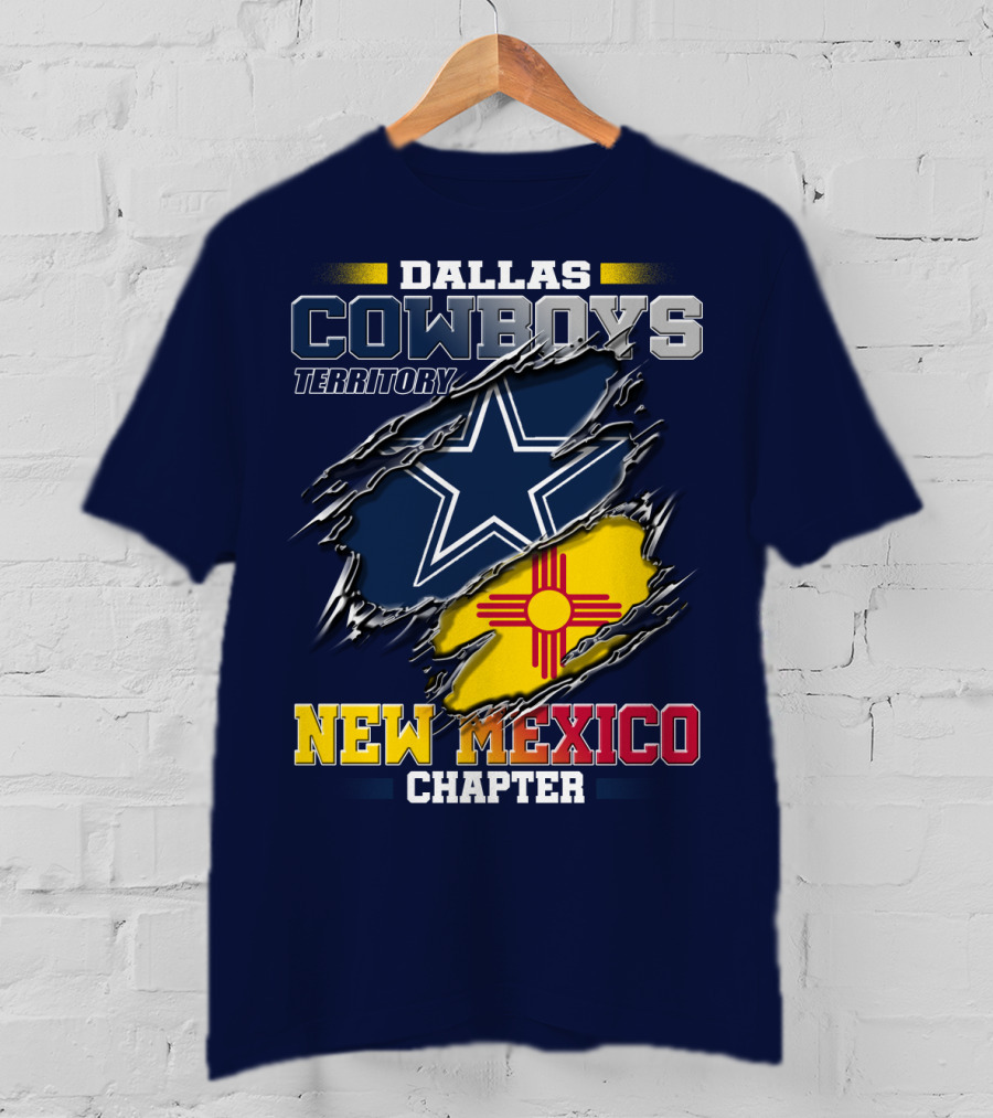 Dallas Cowboys Territory New Mexico Chapter T-Shirt