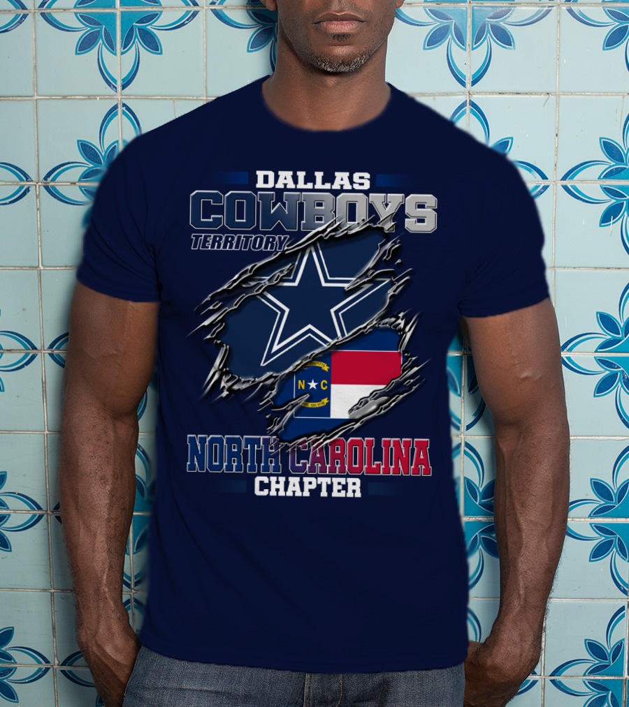Dallas Cowboys Territory North Carolina Chapter T-Shirt