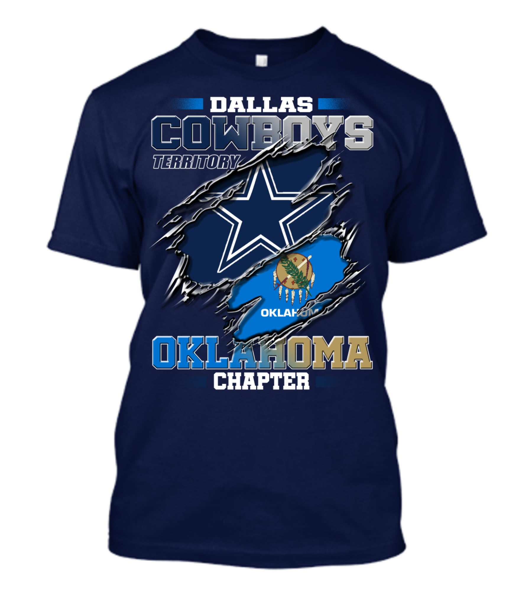 Dallas Cowboys Territory Oklahoma Chapter T-Shirt