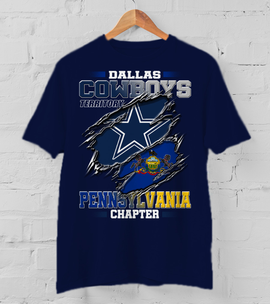 Dallas Cowboys Territory Pennsylvania Chapter T-Shirt