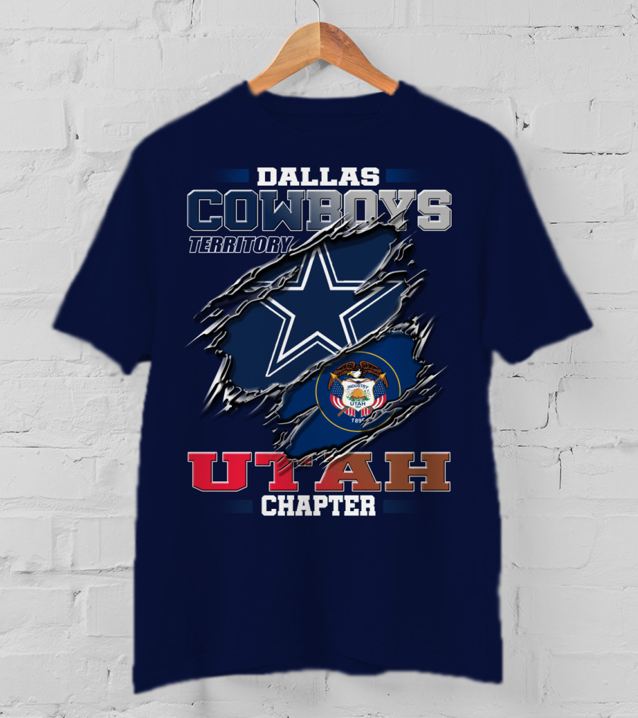 Dallas Cowboys Territory Utah Chapter T-Shirt