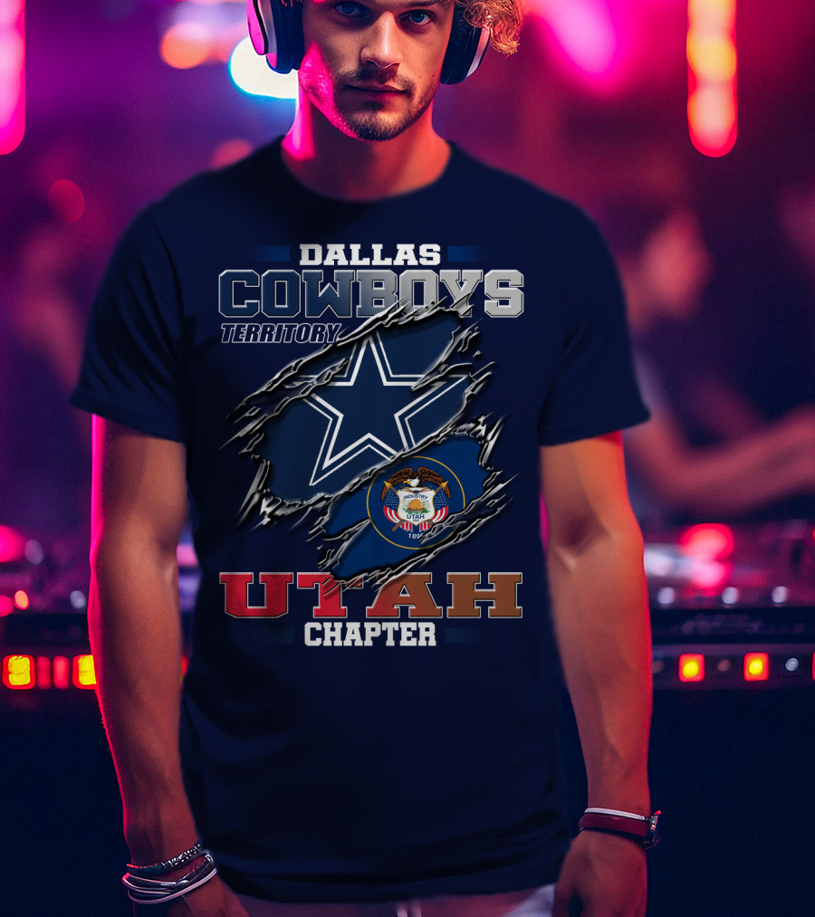 Dallas Cowboys Territory Utah Chapter T-Shirt