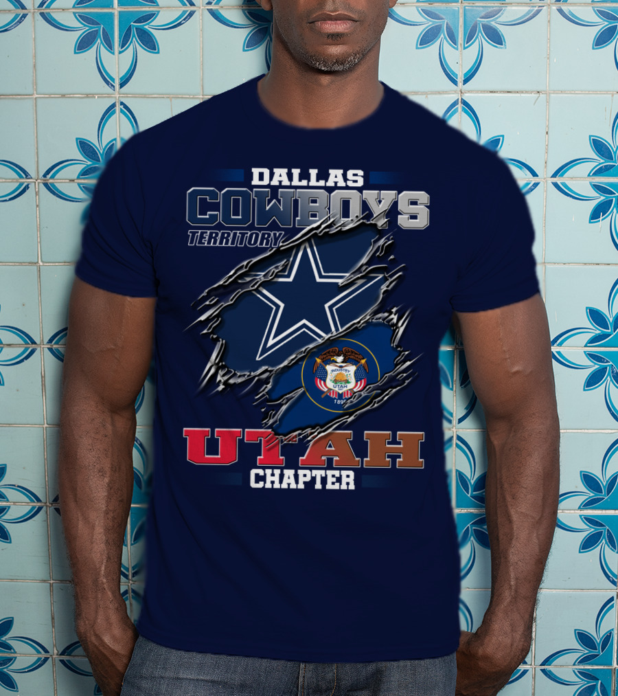 Dallas Cowboys Territory Utah Chapter T-Shirt