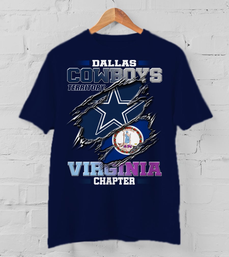 Dallas Cowboys Territory Virginia Chapter T-Shirt