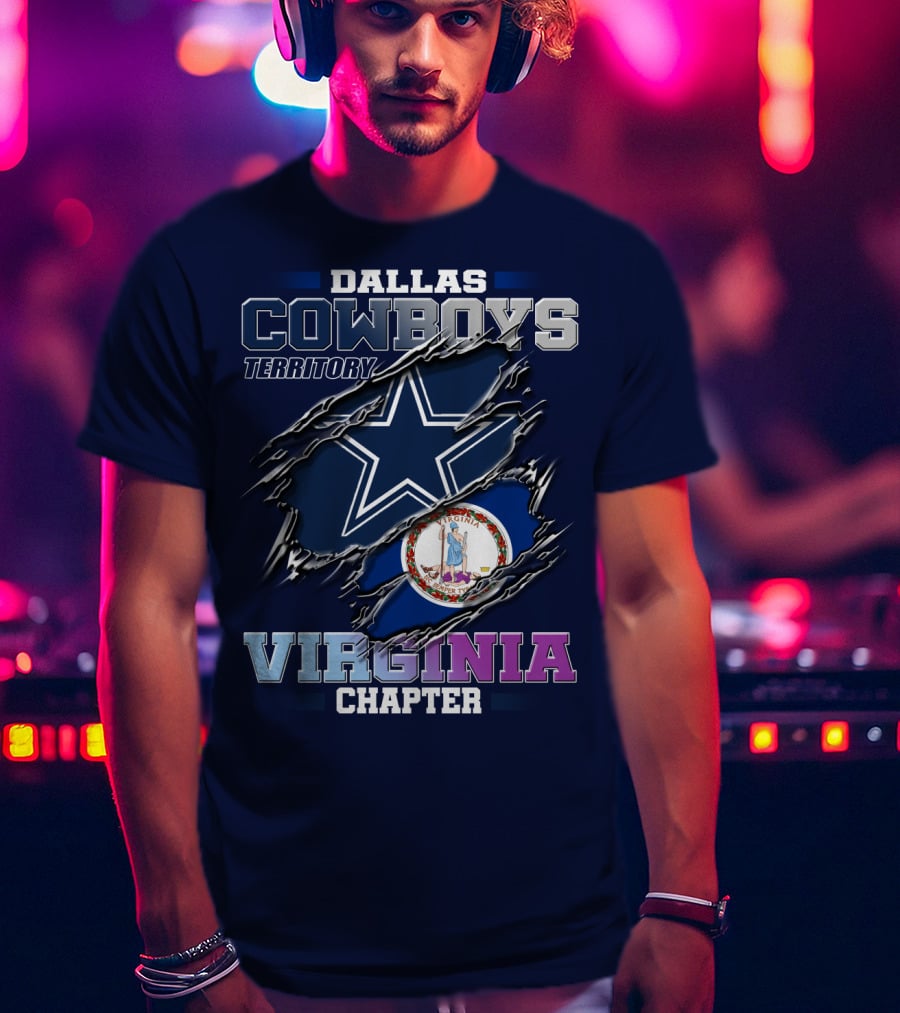 Dallas Cowboys Territory Virginia Chapter T-Shirt