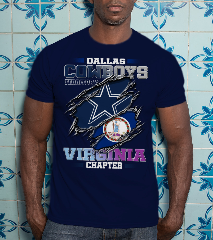 Dallas Cowboys Territory Virginia Chapter T-Shirt