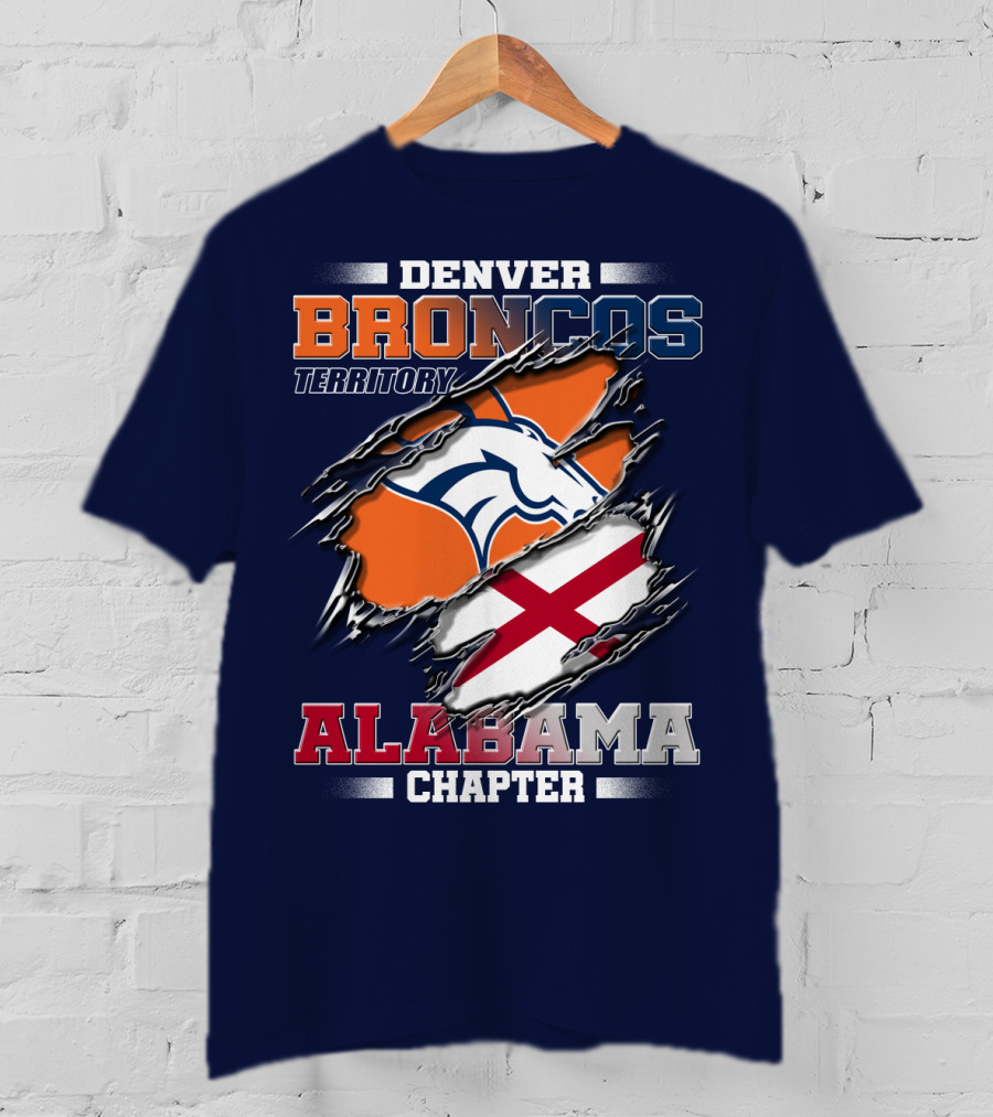 Denver Broncos Territory Alabama Chapter T-Shirt