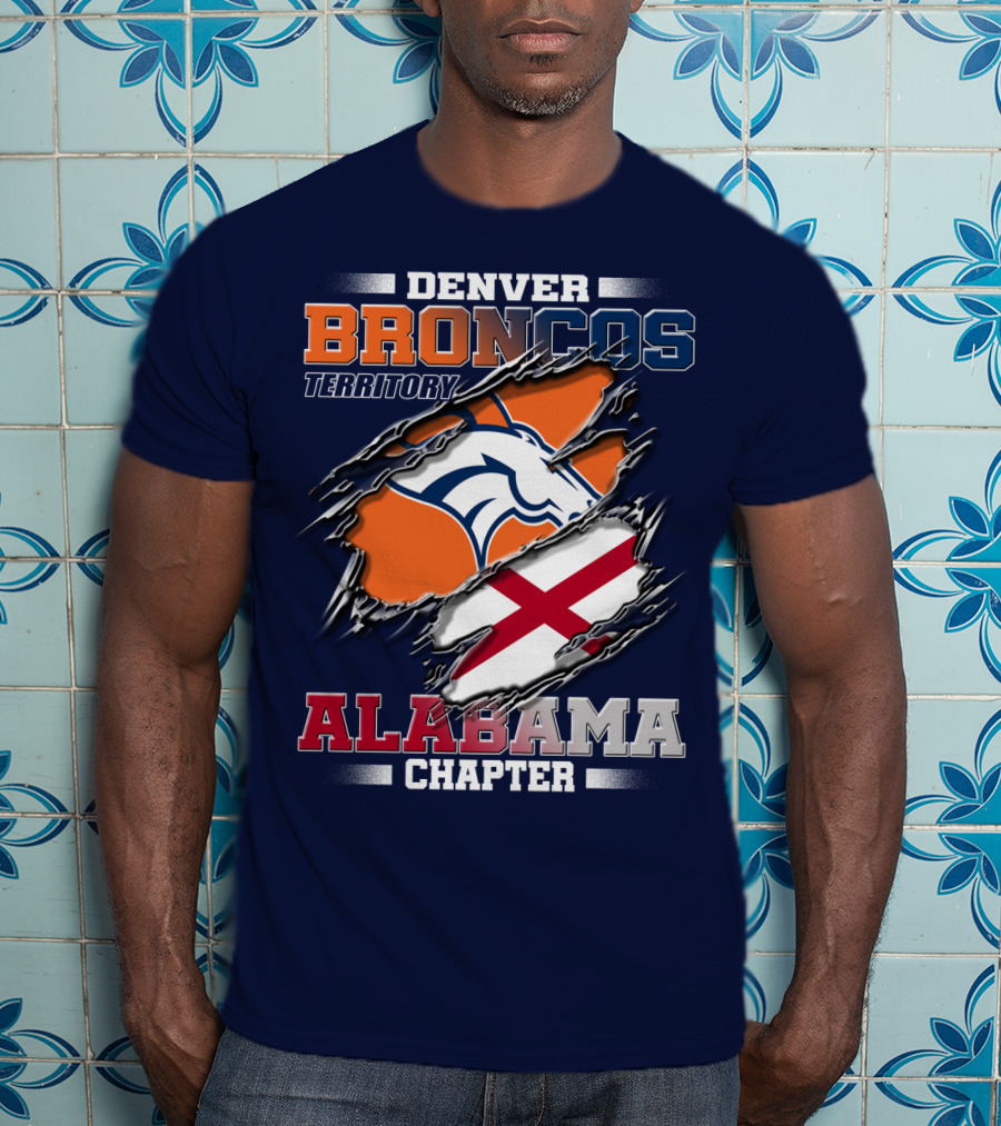 Denver Broncos Territory Alabama Chapter T-Shirt