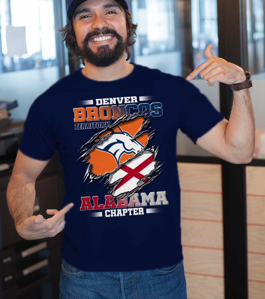 Denver Broncos Territory Alabama Chapter T-Shirt