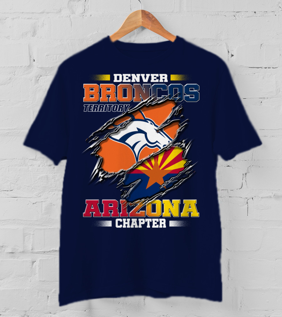 Denver Broncos Territory Arizona Chapter T-Shirt