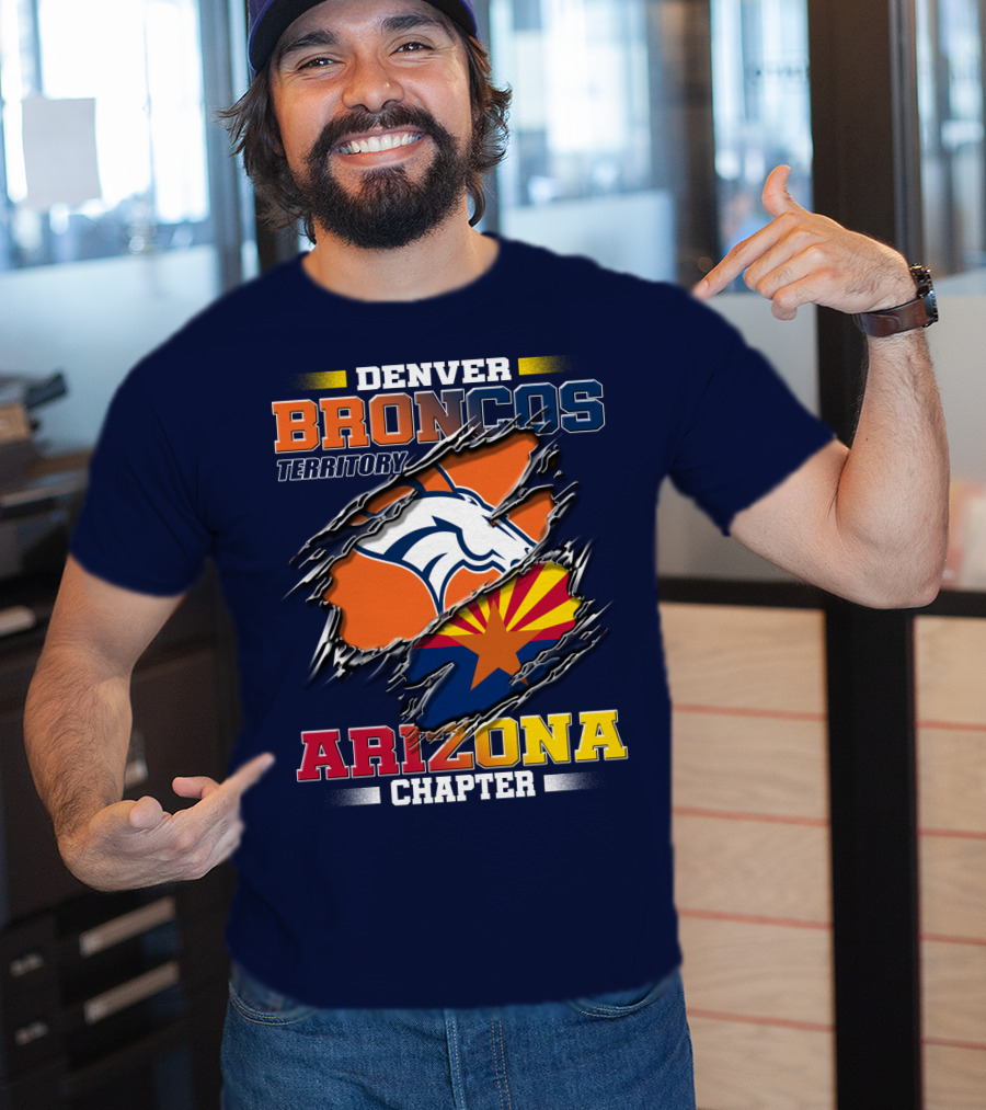 Denver Broncos Territory Arizona Chapter T-Shirt