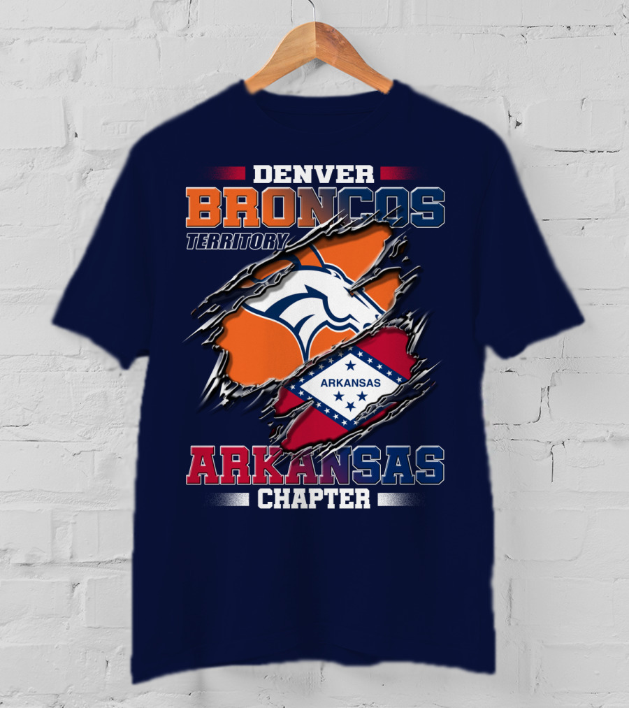 Denver Broncos Territory Arkansas Chapter T-Shirt