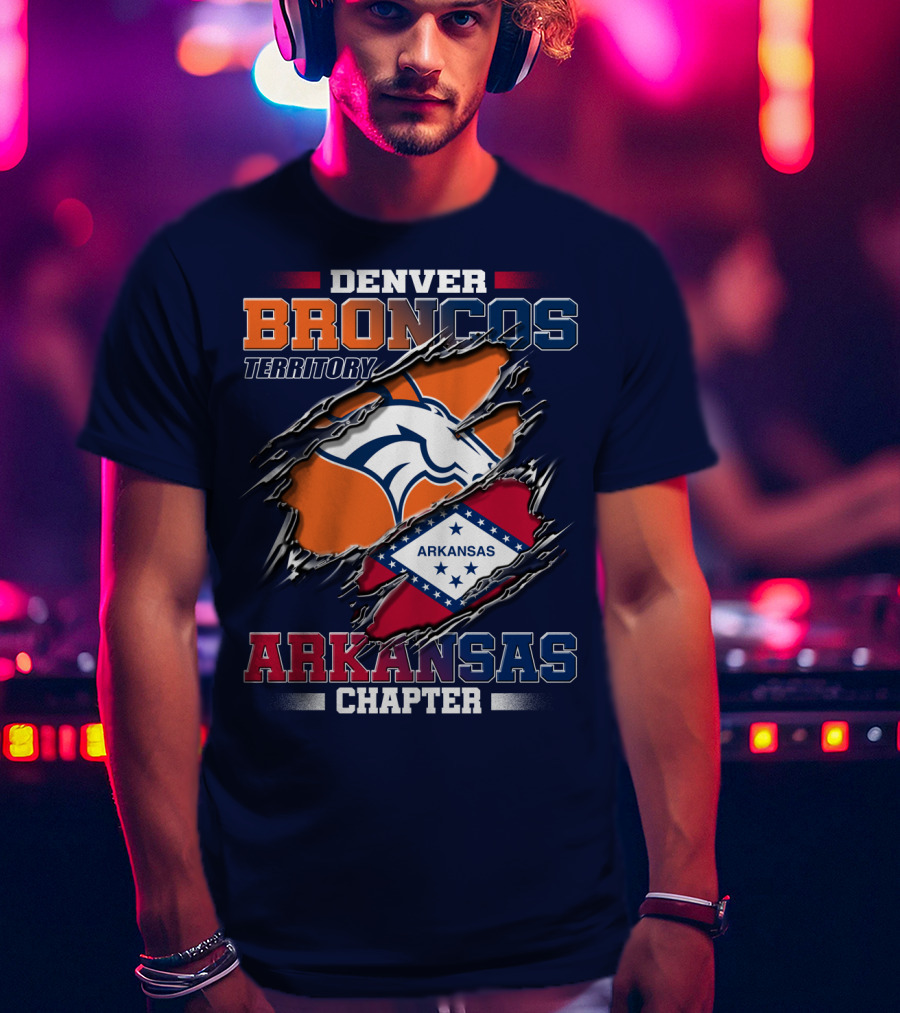 Denver Broncos Territory Arkansas Chapter T-Shirt