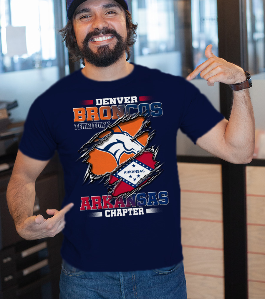 Denver Broncos Territory Arkansas Chapter T-Shirt