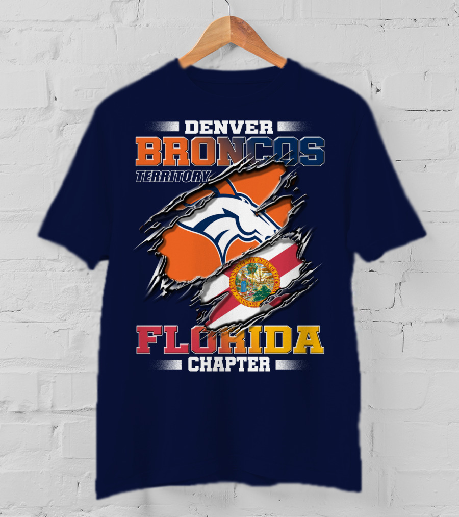 Denver Broncos Territory Florida Chapter T-Shirt