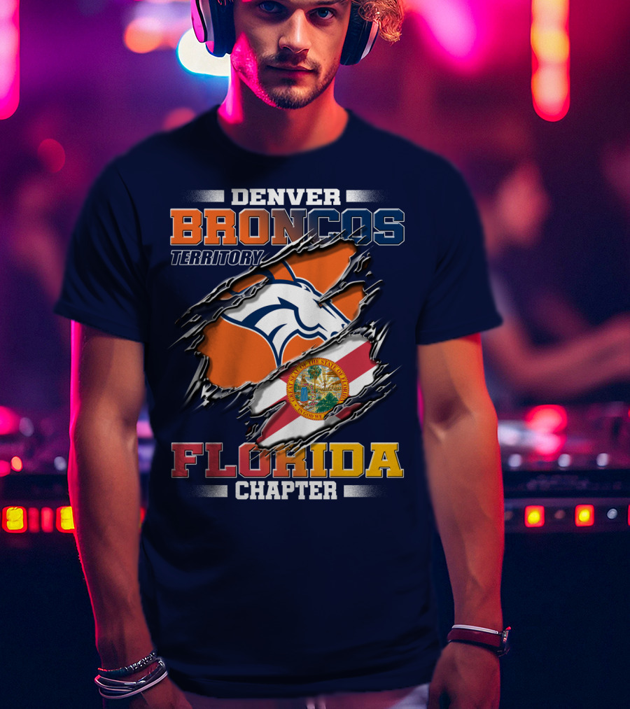 Denver Broncos Territory Florida Chapter T-Shirt