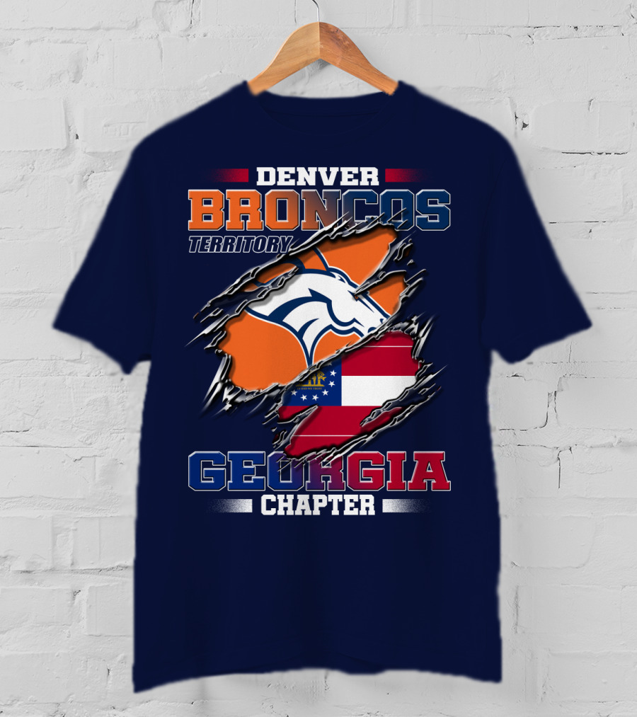 Denver Broncos Territory Georgia Chapter T-Shirt