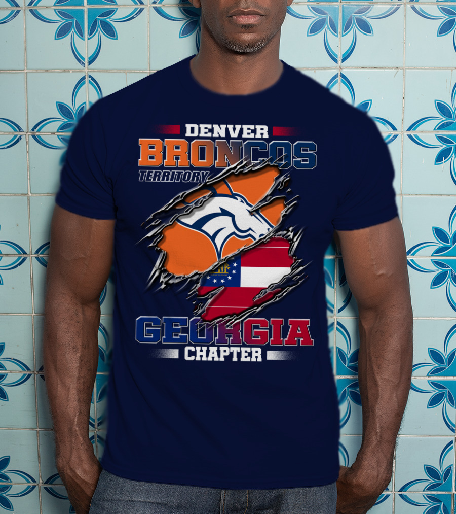 Denver Broncos Territory Georgia Chapter T-Shirt