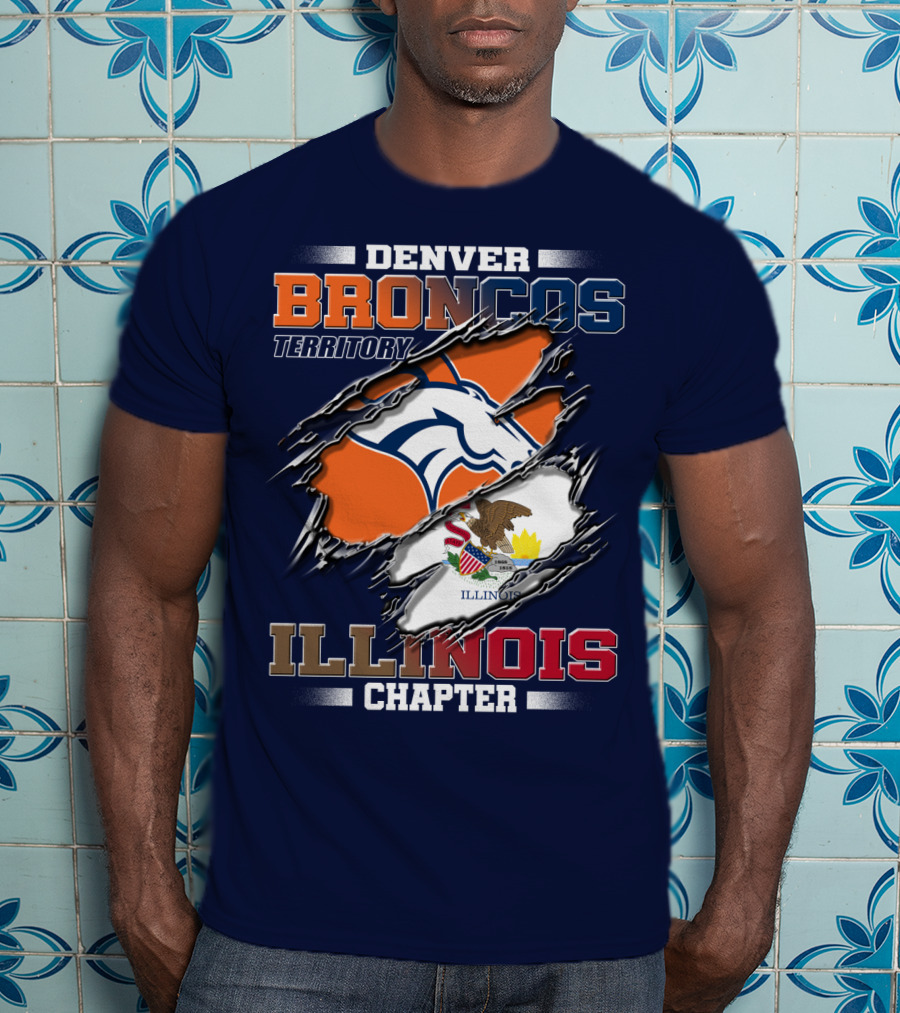 Denver Broncos Territory Illinois Chapter T-Shirt