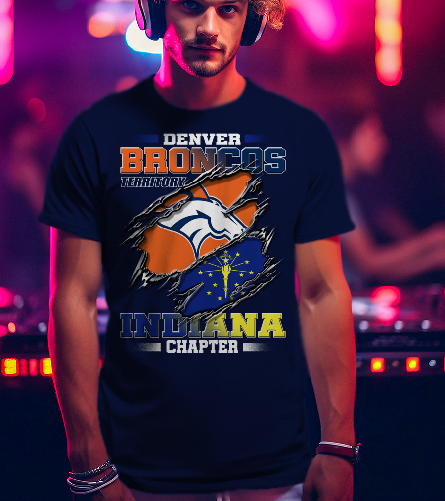 Denver Broncos Territory Indiana Chapter T-Shirt