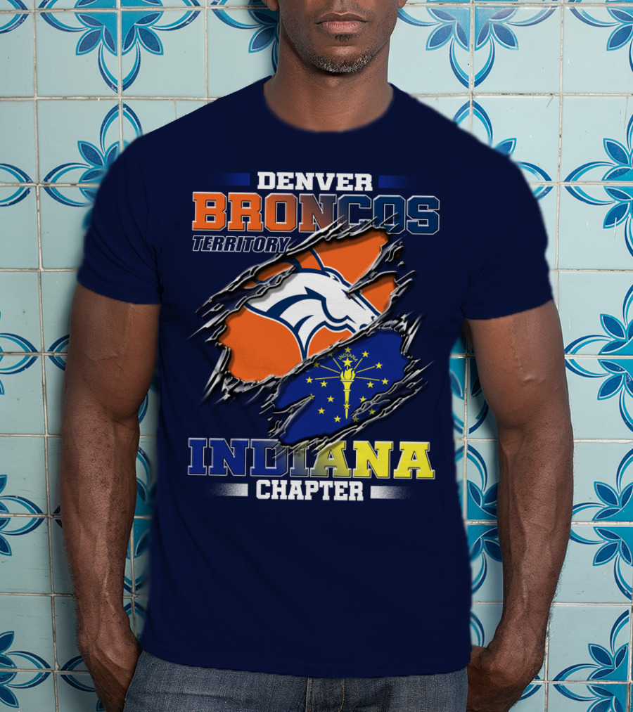 Denver Broncos Territory Indiana Chapter T-Shirt