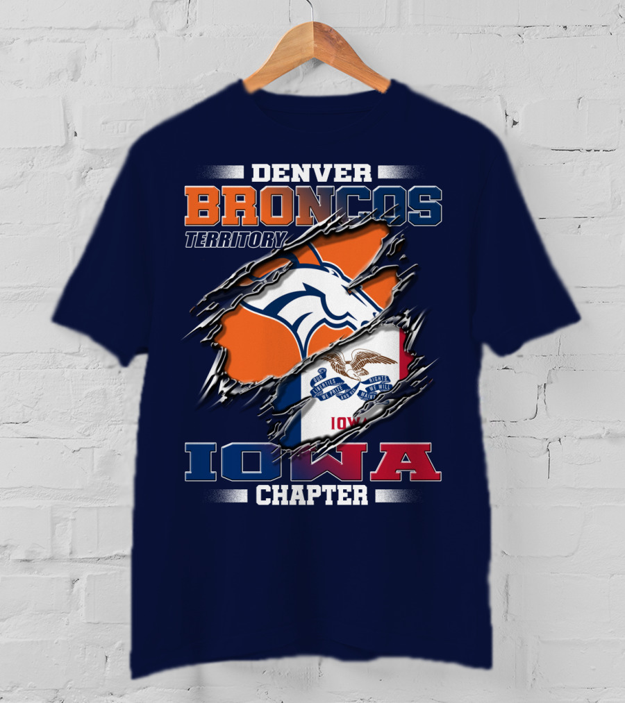 Denver Broncos Territory Iowa Chapter T-Shirt