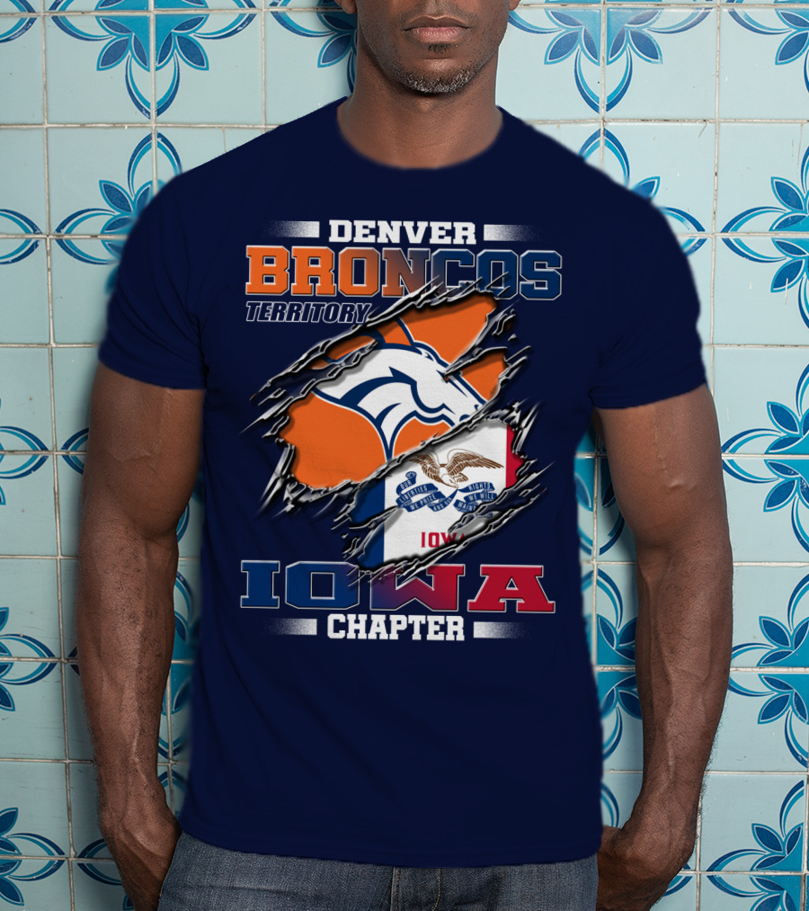 Denver Broncos Territory Iowa Chapter T-Shirt