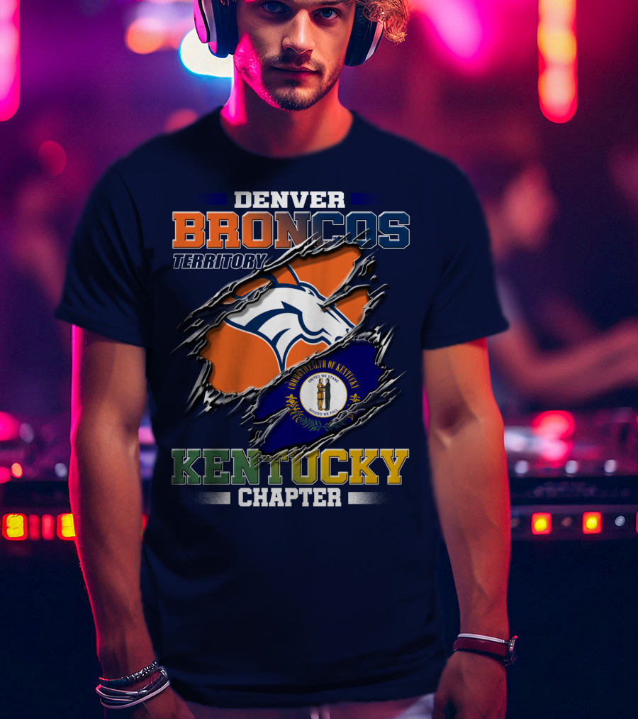 Denver Broncos Territory Kentucky Chapter T-Shirt