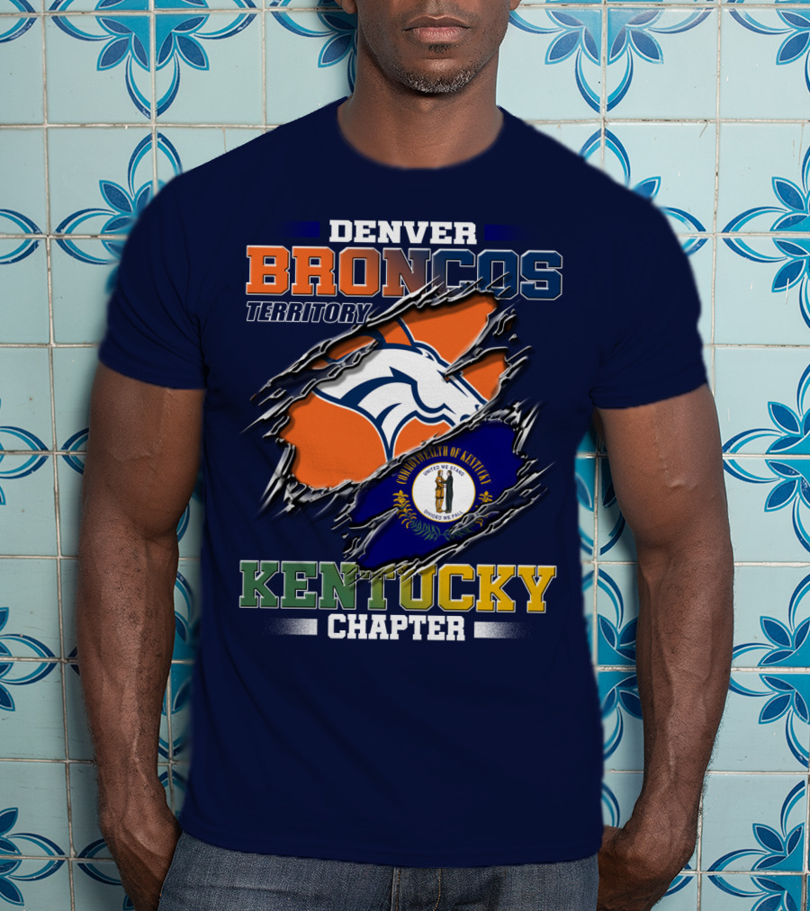 Denver Broncos Territory Kentucky Chapter T-Shirt