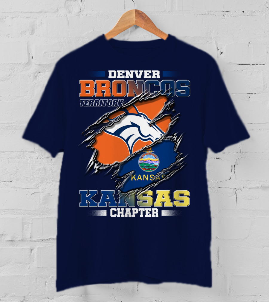 Denver Broncos Territory Kansas Chapter T-Shirt