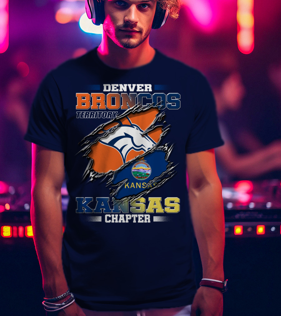 Denver Broncos Territory Kansas Chapter T-Shirt