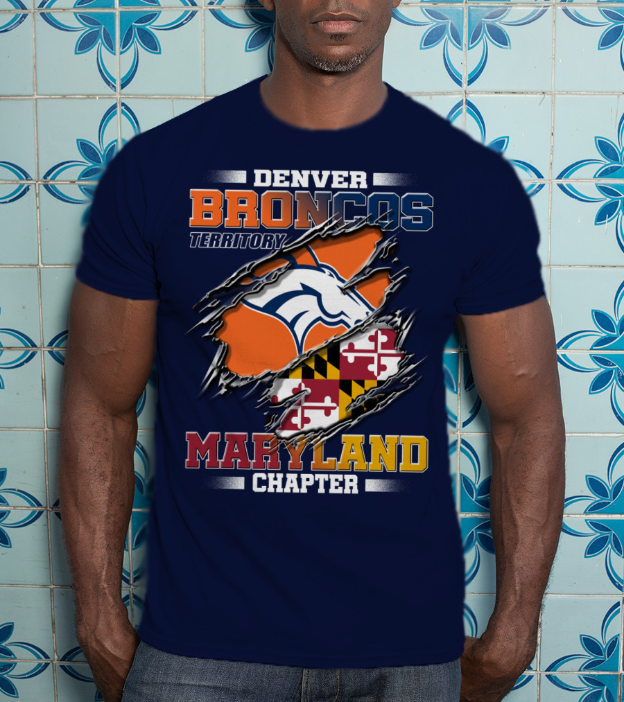 Denver Broncos Territory Maryland Chapter T-Shirt