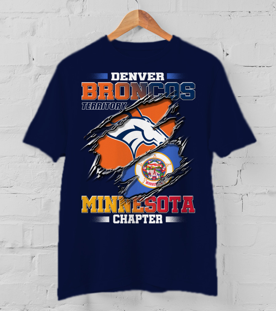 Denver Broncos Territory Minnesota Chapter T-Shirt
