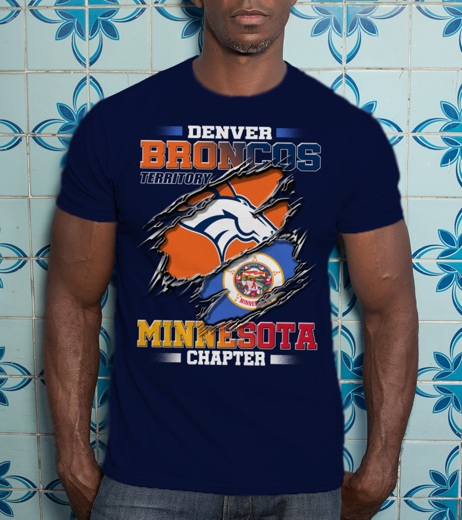 Denver Broncos Territory Minnesota Chapter T-Shirt