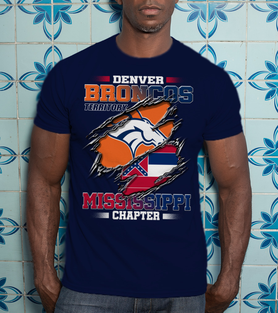Denver Broncos Territory Mississippi Chapter T-Shirt