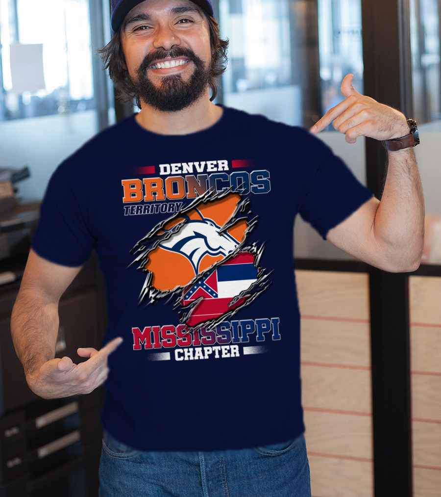 Denver Broncos Territory Mississippi Chapter T-Shirt