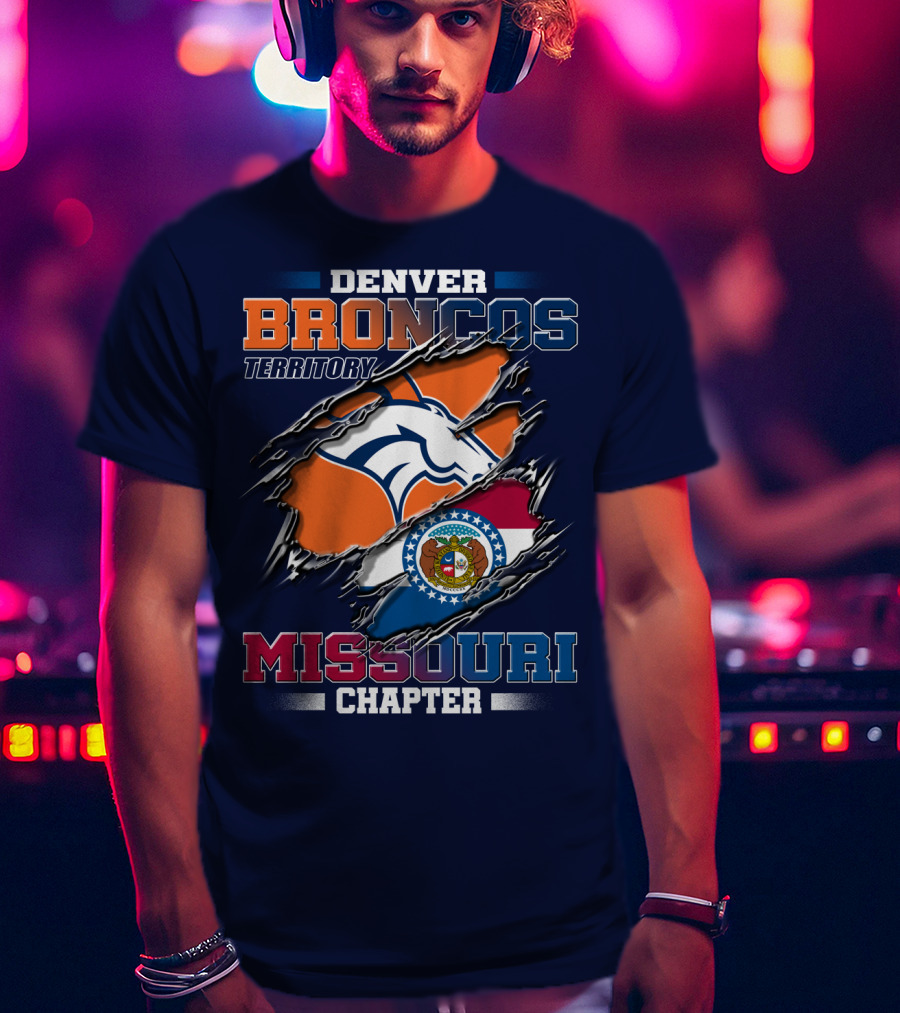 Denver Broncos Territory Missouri Chapter T-Shirt