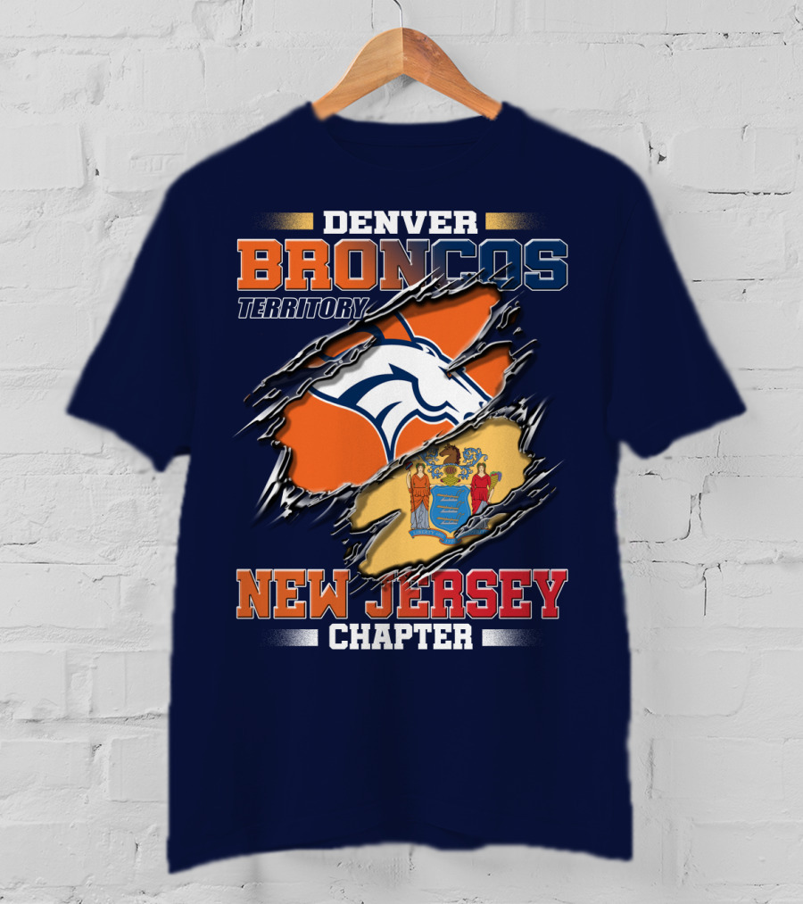 Denver Broncos Territory New Jersey Chapter T-Shirt