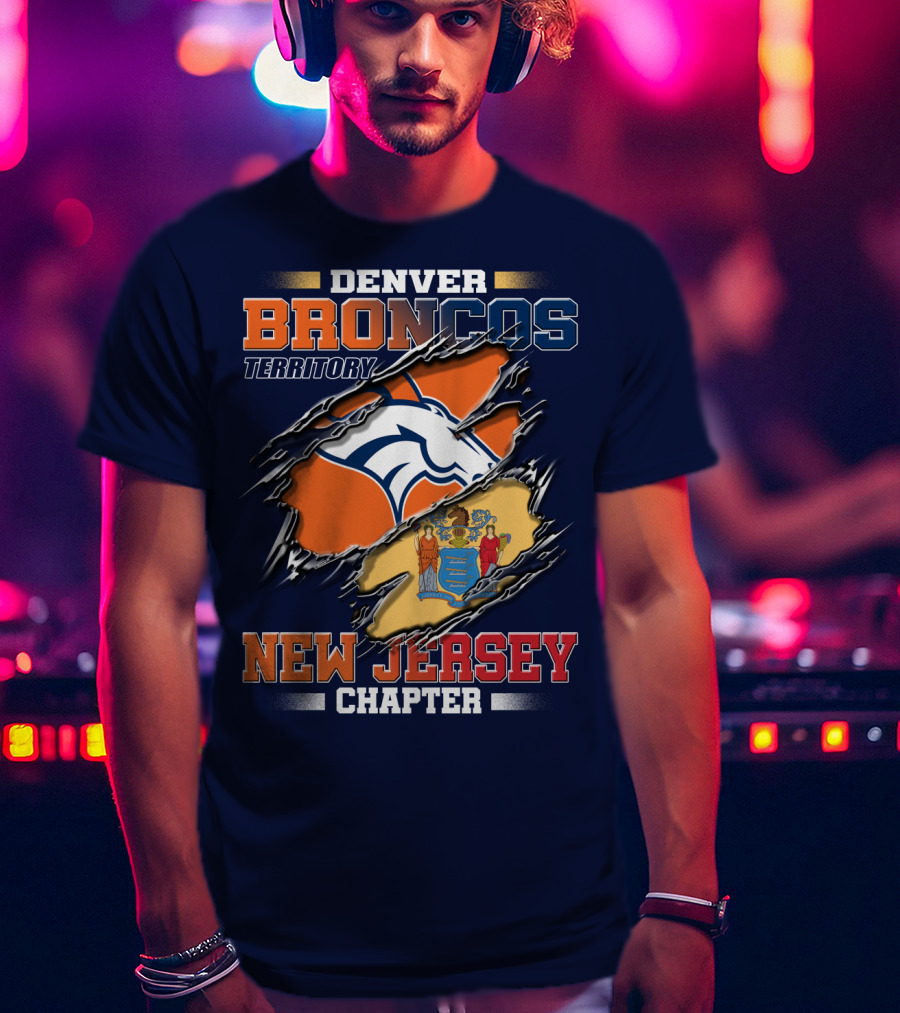 Denver Broncos Territory New Jersey Chapter T-Shirt