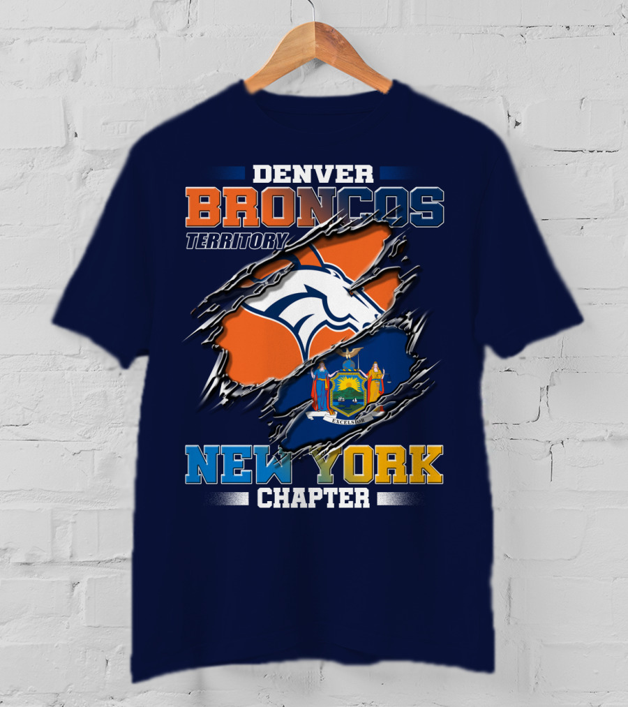 Denver Broncos Territory New York Chapter T-Shirt