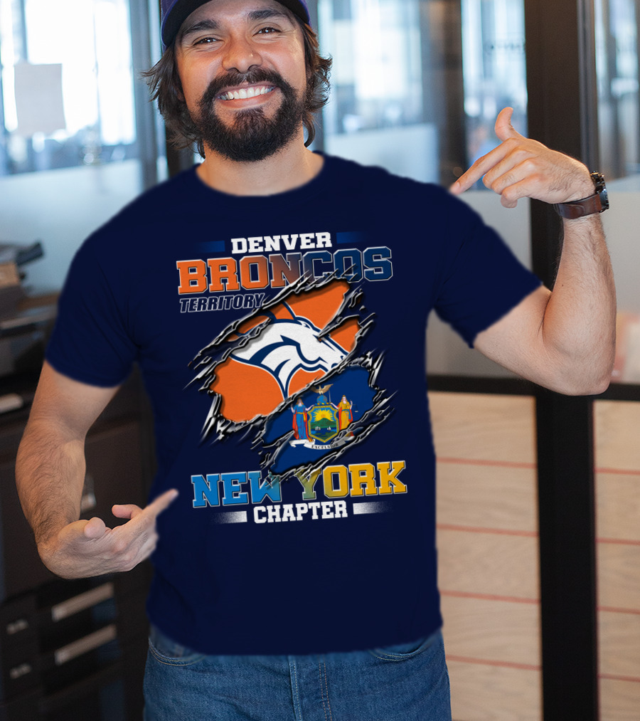 Denver Broncos Territory New York Chapter T-Shirt