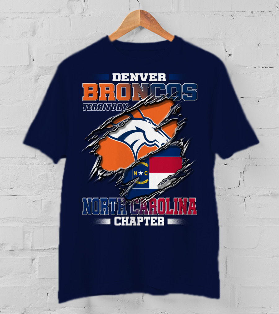 Denver Broncos Territory North Carolina Chapter T-Shirt