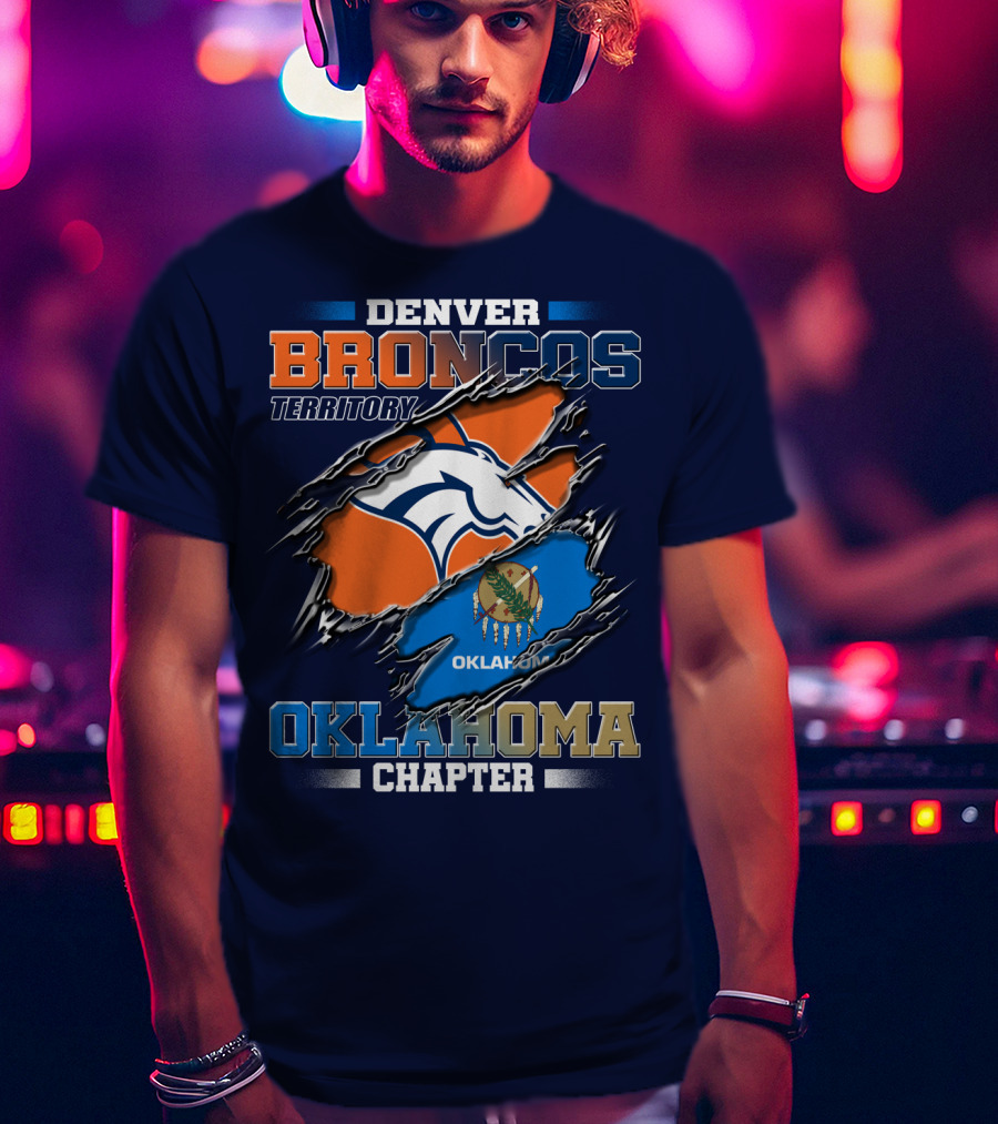 Denver Broncos Territory Oklahoma Chapter T-Shirt
