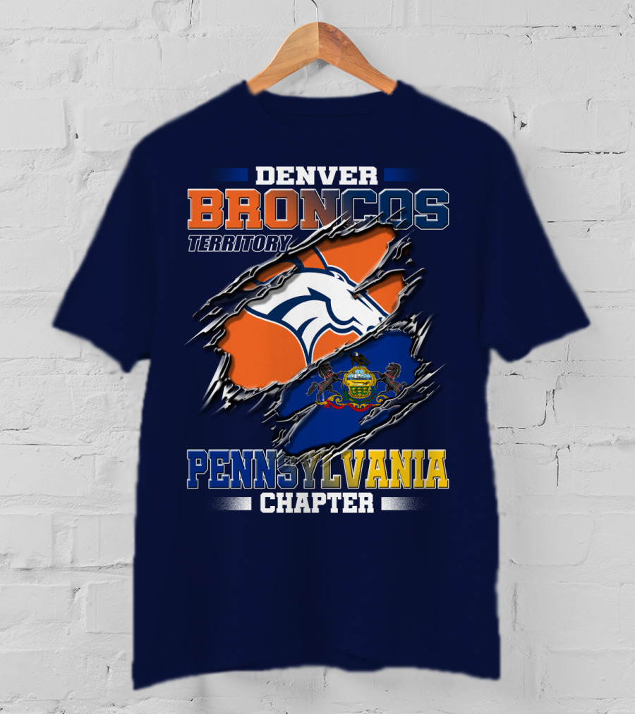 Denver Broncos Territory Pennsylvania Chapter T-Shirt
