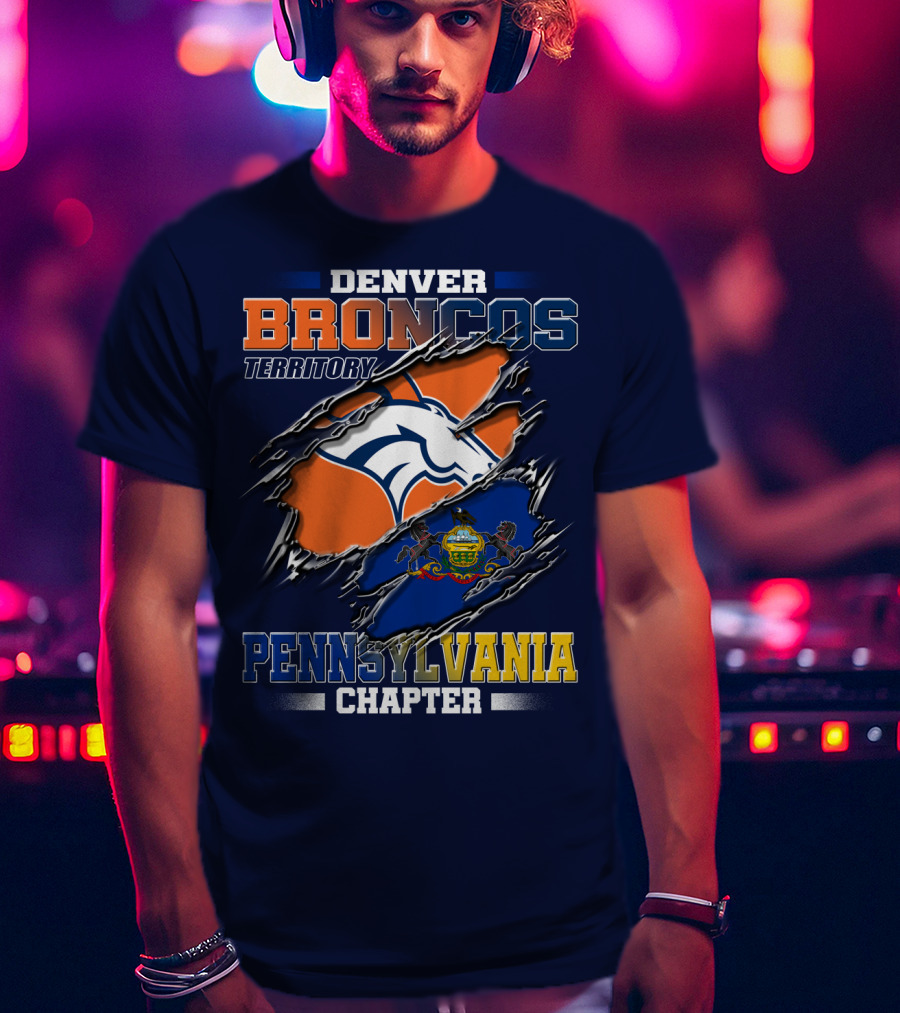 Denver Broncos Territory Pennsylvania Chapter T-Shirt